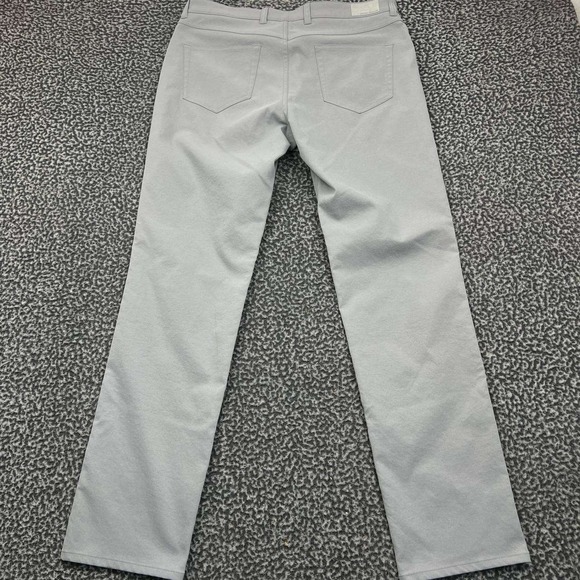 Peter Millar eb66 Pants Men 34x32 Gray Chino Classic Fit Outdoor Pocket - Picture 2 of 11
